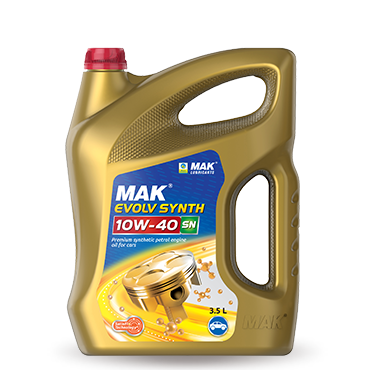 MAK Evolv Synth 10W-40 - Premium Synthetic Petrol Engine Oil for Car