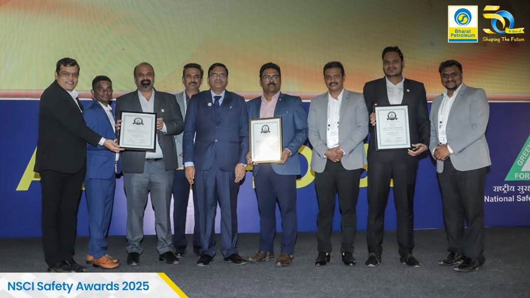 BPCL Quality Assurance Labs Recognised for Exemplary Safety Performance at NSCI Safety Awards 2025