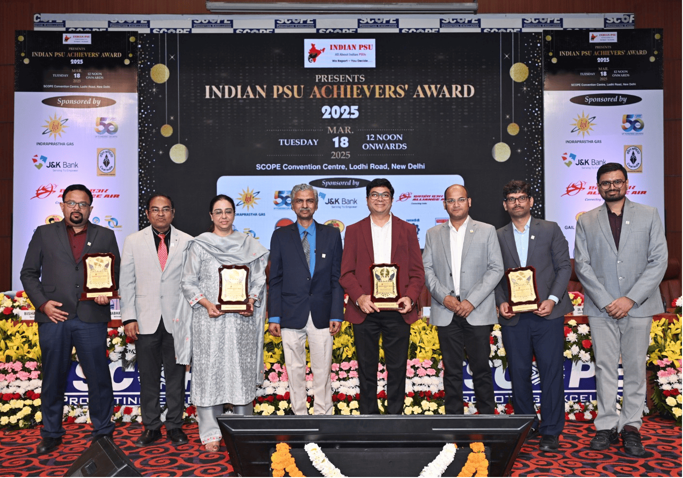BPCL Triumphs with Four Prestigious Wins at Indian PSU Achiever’s Awards 2025!