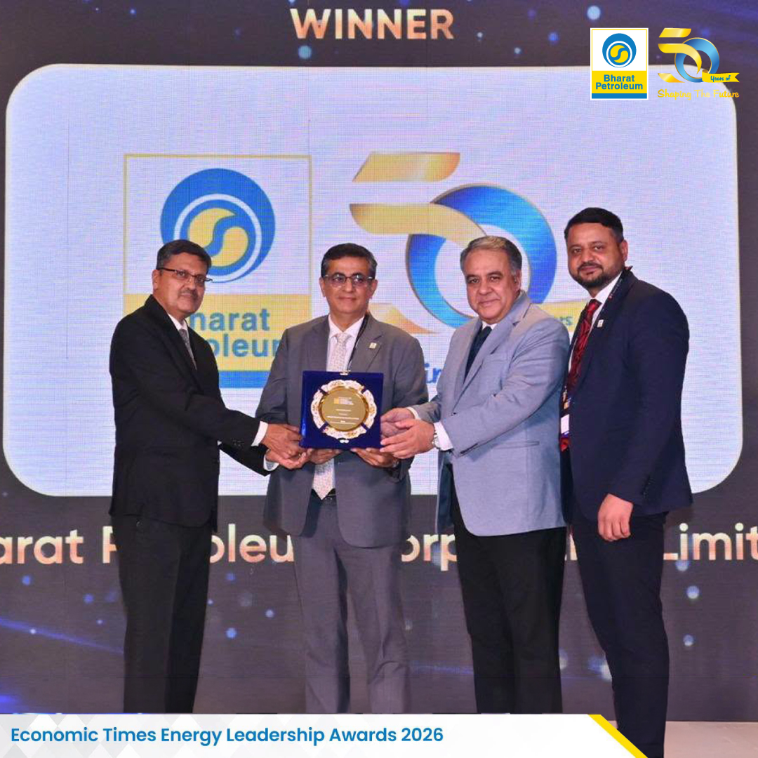 BPCL Wins Dual Honours at Economic Times Energy Leadership Awards 2026