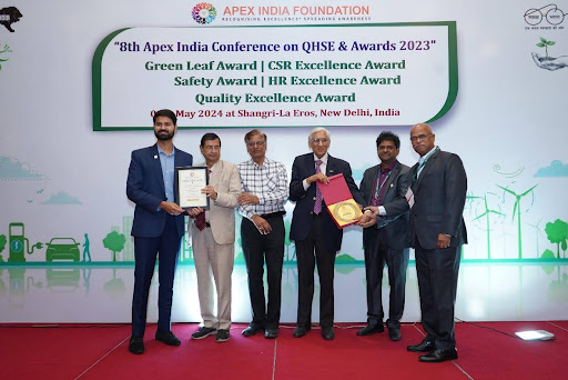 BPCL-Bina Refinery Shines at 8th Apex India Excellence Awards 2023.