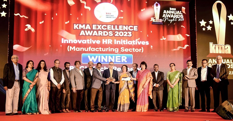 KMA EXCELLENCE AWARD FOR Innovative HR Initiatives in Manufacturing Sector