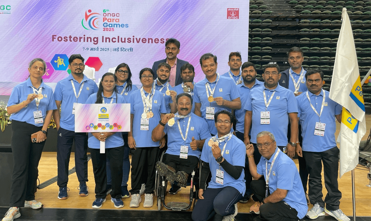 Team BPCL Shines at ONGC Para Games with 19 Medals! 