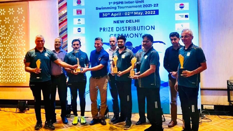 Bagged medals in the first Petroleum Sports Promotion Board (PSPB) Swimming Tournament at Delhi