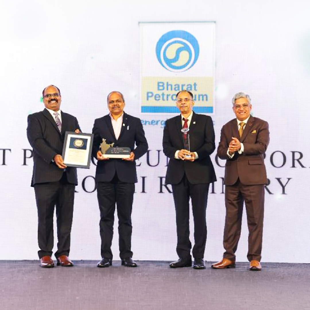 BPCL Kochi Refinery Awarded NAMC Diamond Trophy for Consecutive Excellence