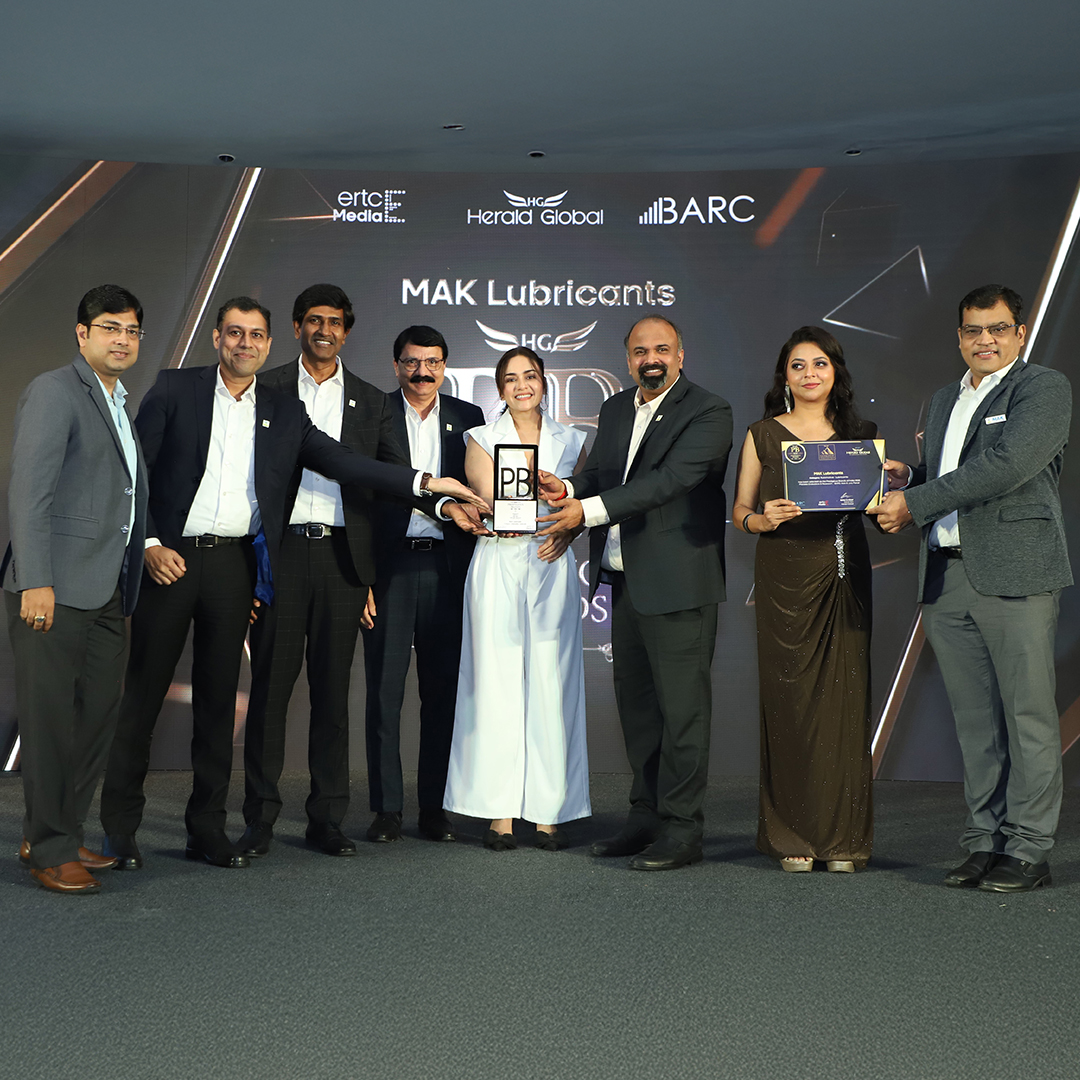 MAK Lubricants Named a Prestigious Brand of India 2025; Business Head Shri S. Kannan Wins Marketing Meister Award