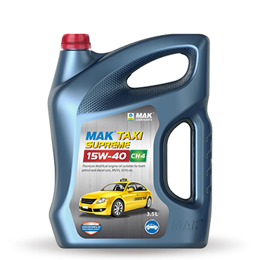 MAK Taxi Supreme 15W-40 Engine Oil for Petrol & Diesel Cars