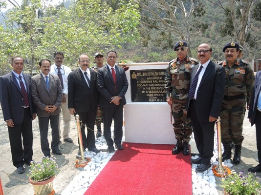 Army Fuel Supply Depot at Dahung (Arunachal Pradesh)