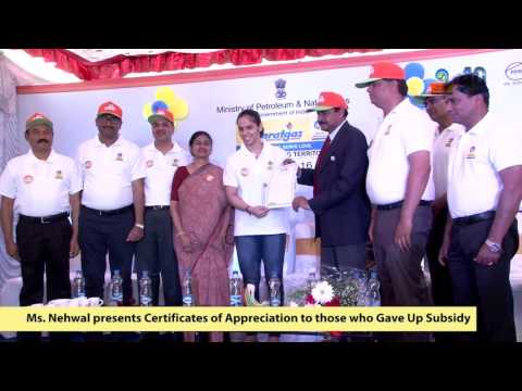 Saina Nehwal at BPCL Give-it-Up Campaign in Bengaluru_Youtube_thumb