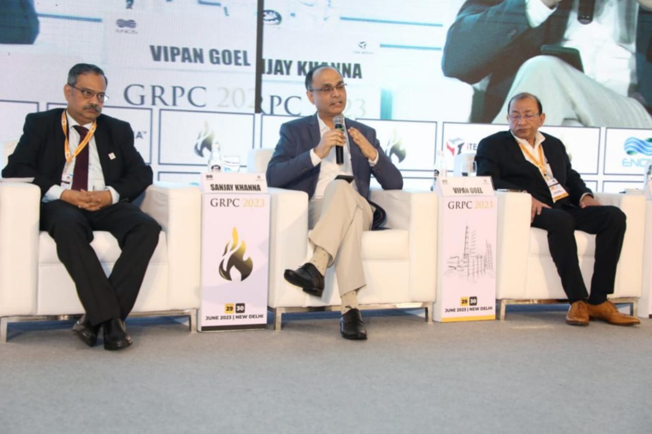 Shri. Sanjay Khanna at the prestigious Global Refining & Petrochemicals Congress 2023