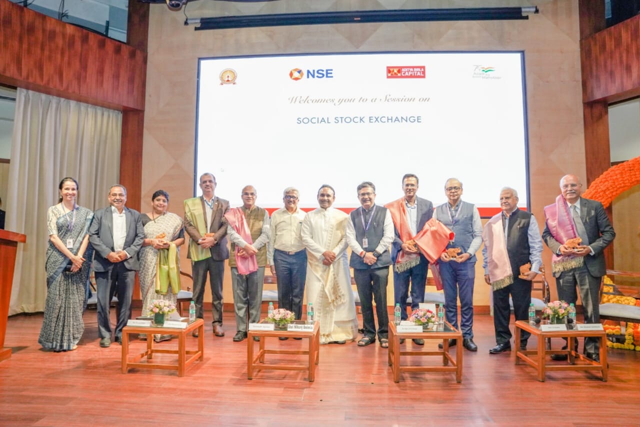NSE organised a panel discussion with eminent personalities to explore "Social Stock Exchange"