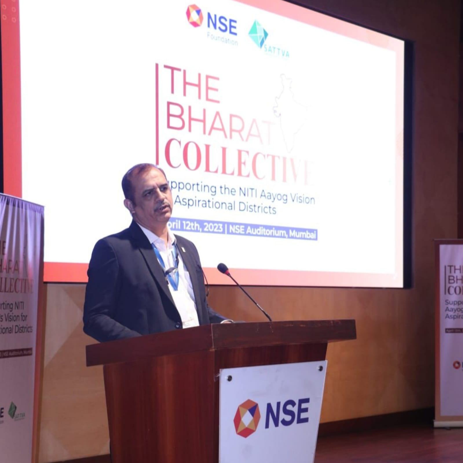 Raman Malik, GM (Admin & CSR), spoke on the Transformation of Aspirational Districts program