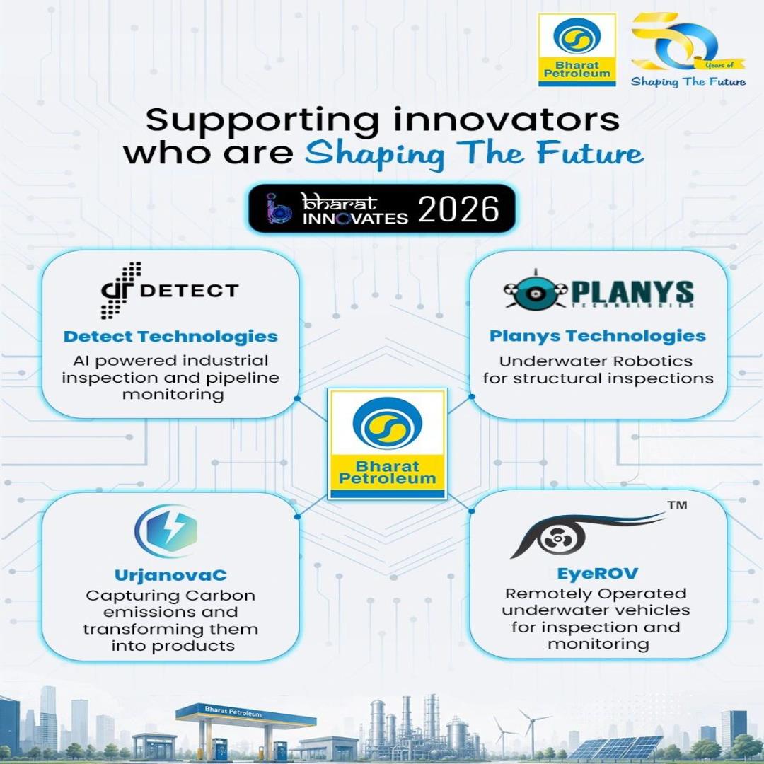 BPCL-Supported Startups Showcase Breakthrough Technologies at Bharat Innovates 2026