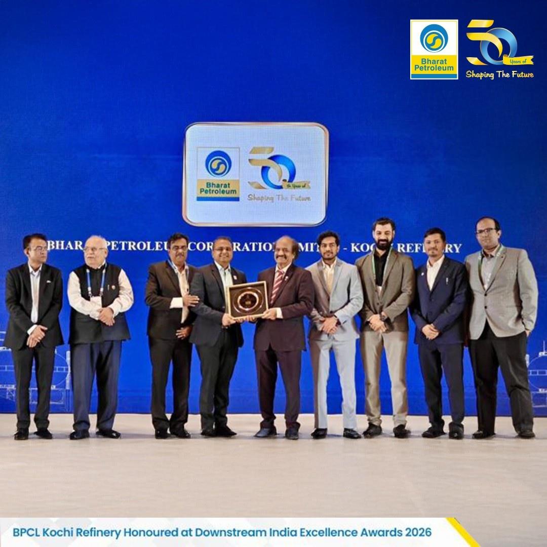 BPCL Kochi Refinery Wins "Leadership in Future-Ready Refining Award" at GPRC 2026