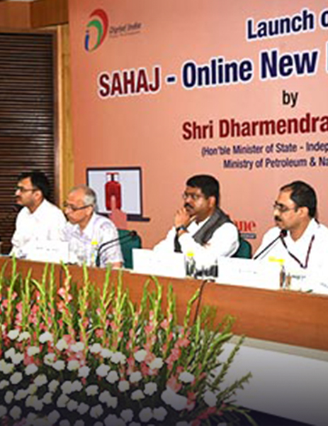 Sahaj – On line release of new LPG connections. Another milestone on the road to customer convenience 