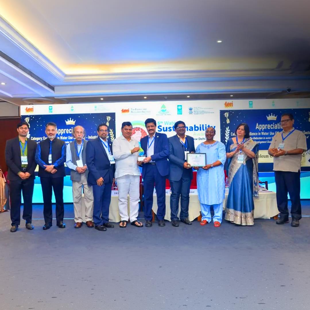 BPCL Kochi Refinery Wins 5th Water Sustainability Award 2026 for Water Efficiency