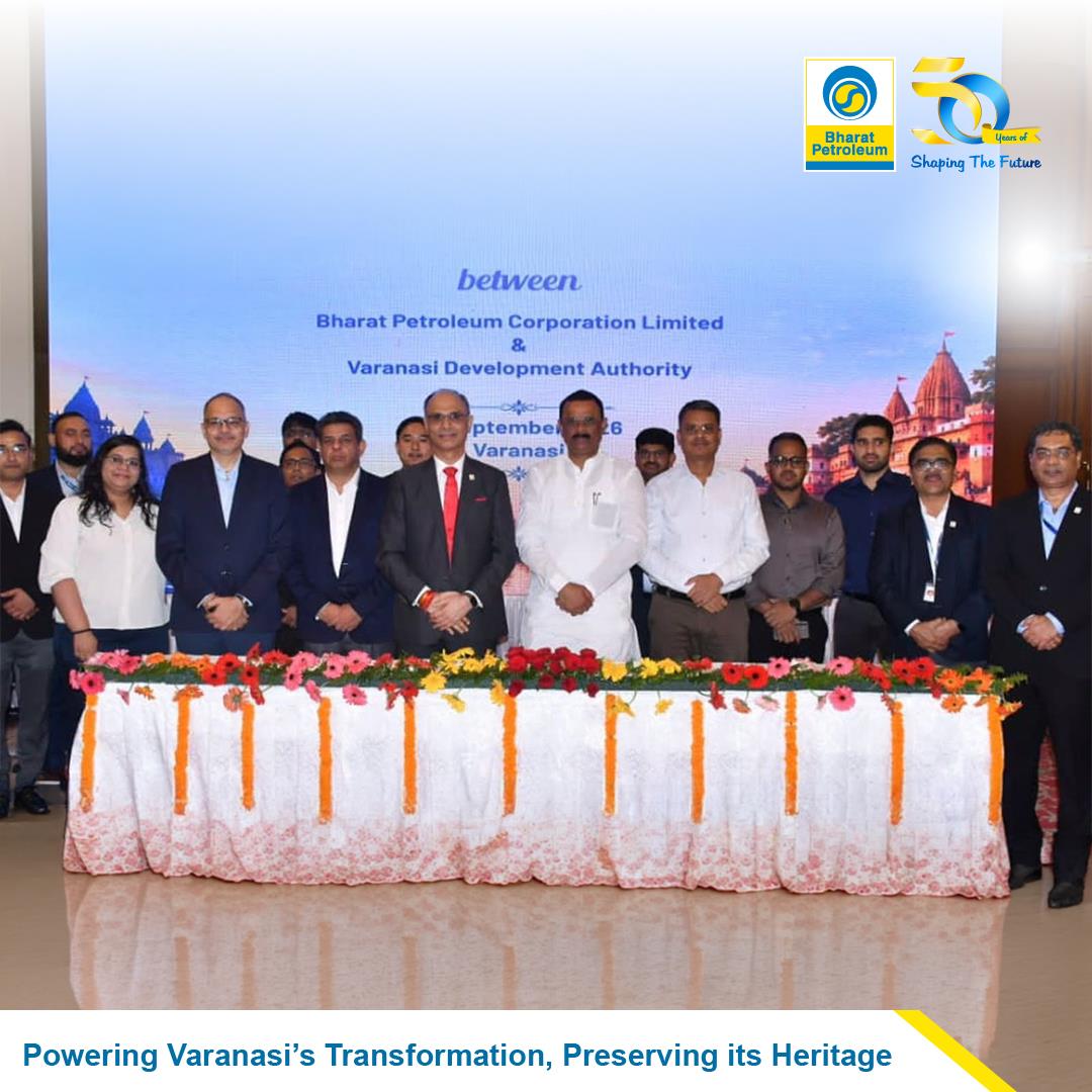 BPCL Signs 2 MoUs in Varanasi to Boost Urban Infrastructure, Green Spaces, and Heritage Beautification