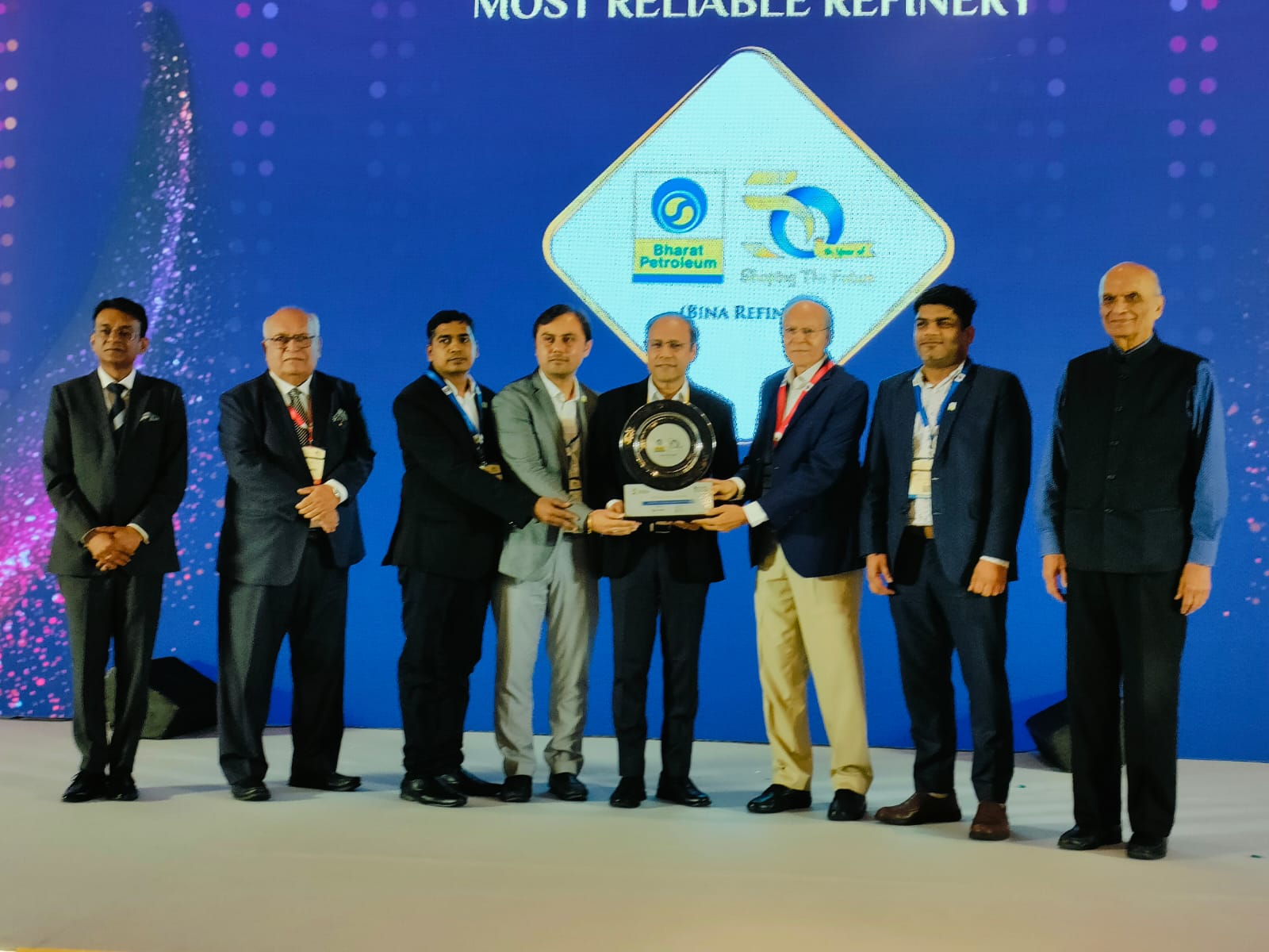 Bina Refinery Honoured as the “Most Reliable Refinery” at GRPC 2025, Reinforcing BPCL’s Benchmark in Operational Excellence
