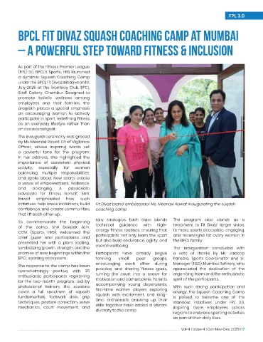 BPCL Sports Drive magazine page 17 preview