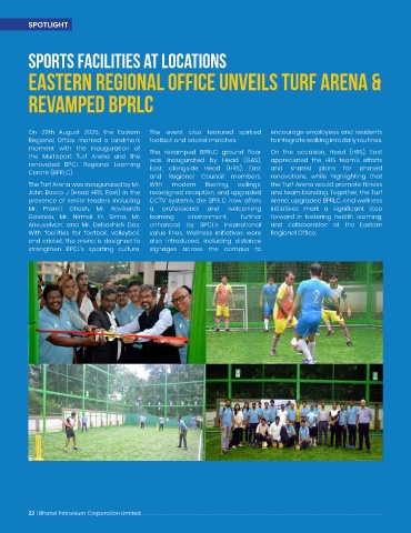 BPCL Sports Drive magazine page 22 preview
