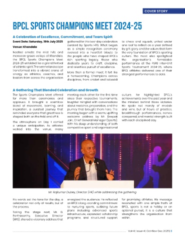 BPCL Sports Drive magazine page 3 preview