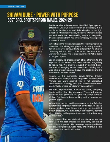 BPCL Sports Drive magazine page 8 preview