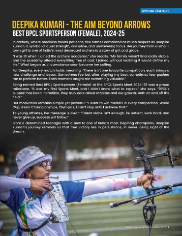 BPCL Sports Drive magazine page 9 preview